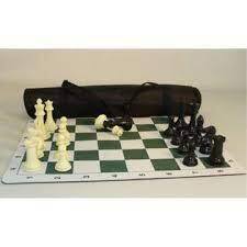 PRO Chess Tournament Men and Roll-up Mat